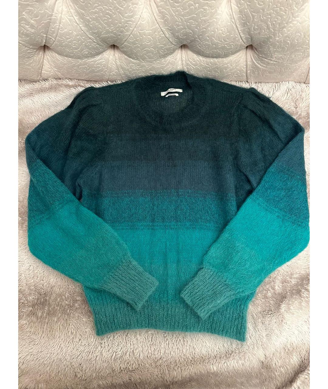 ISABEL MARANT ETOILE Зеленый шерстяной джемпер / свитер, фото 6