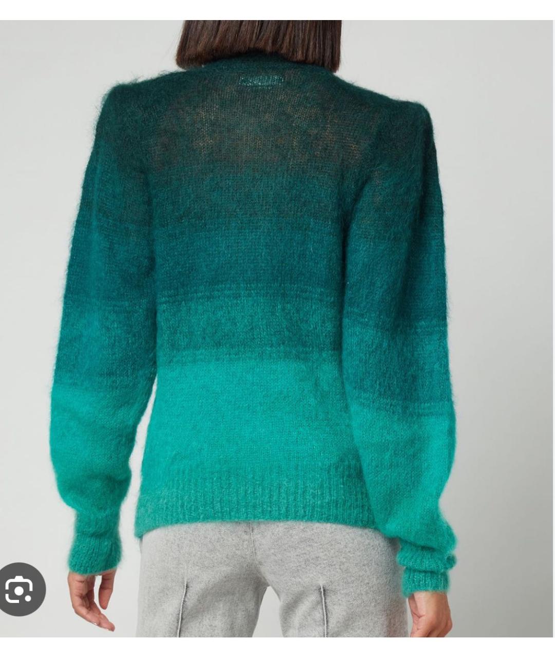ISABEL MARANT ETOILE Зеленый шерстяной джемпер / свитер, фото 4