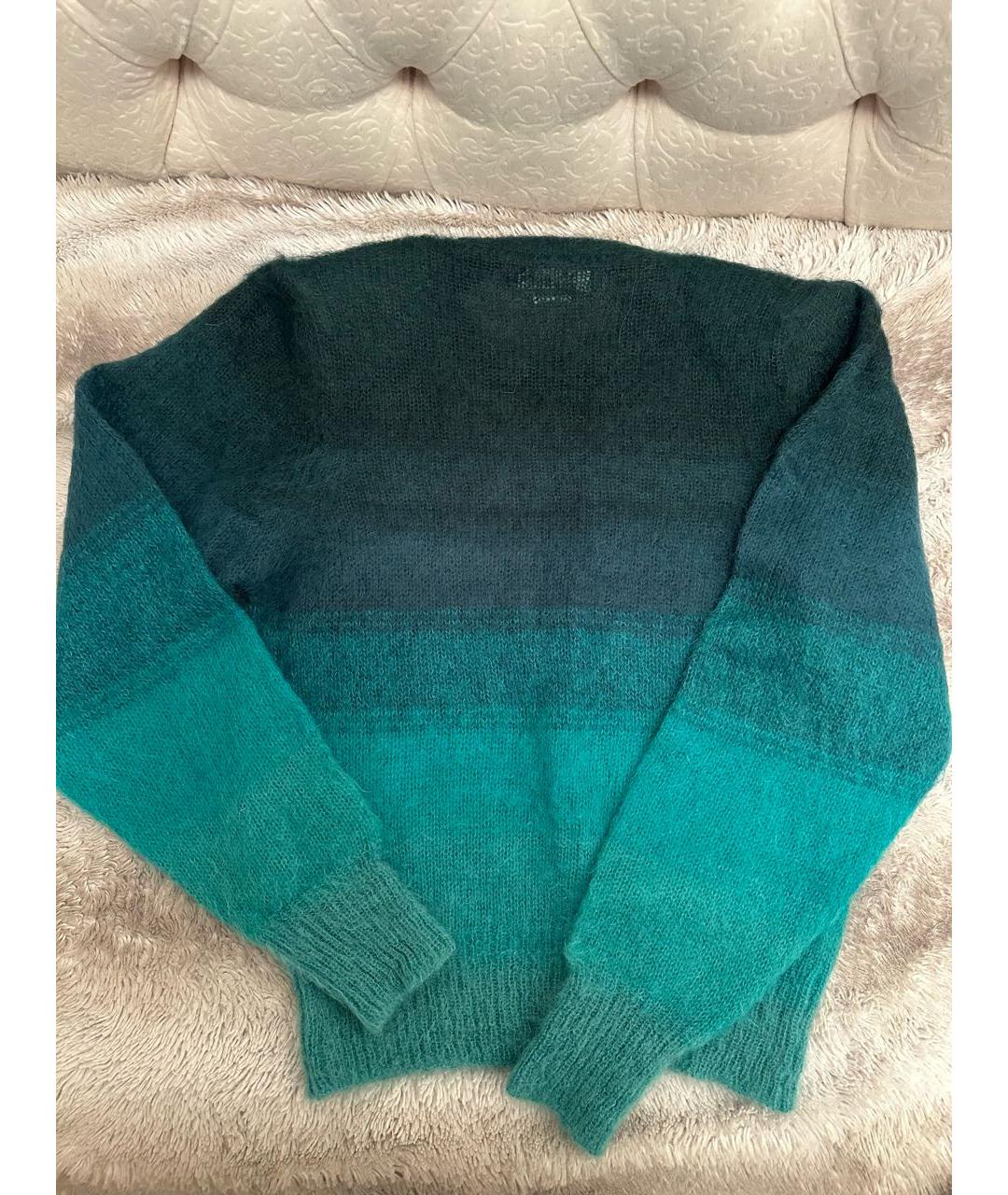 ISABEL MARANT ETOILE Зеленый шерстяной джемпер / свитер, фото 7