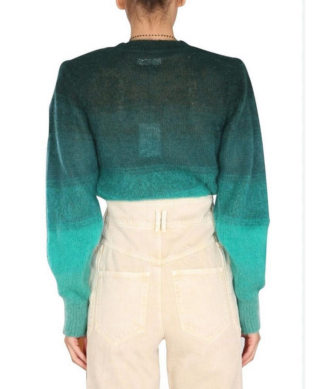 ISABEL MARANT ETOILE Зеленый шерстяной джемпер / свитер, фото 3
