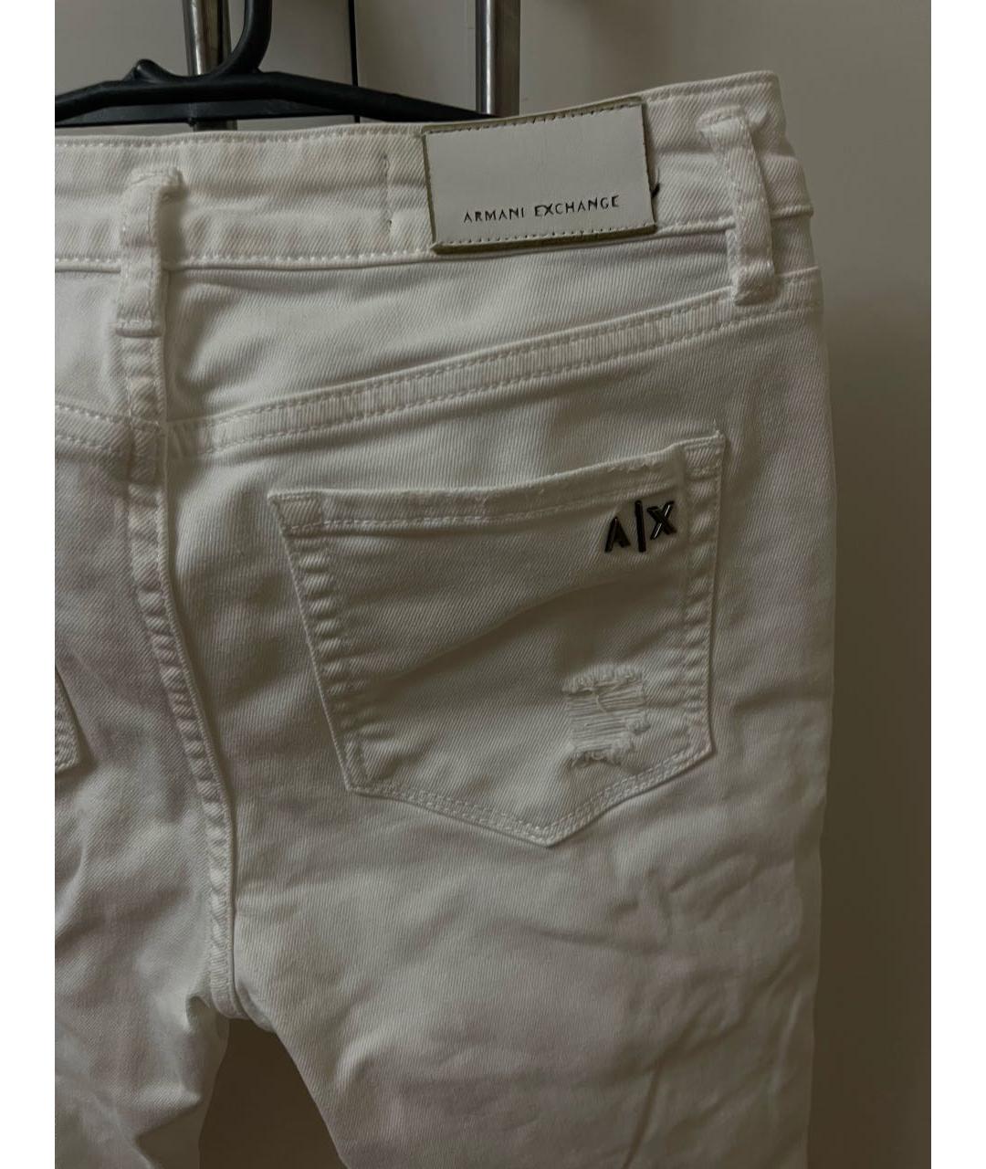 ARMANI EXCHANGE Белые джинсы слим, фото 5