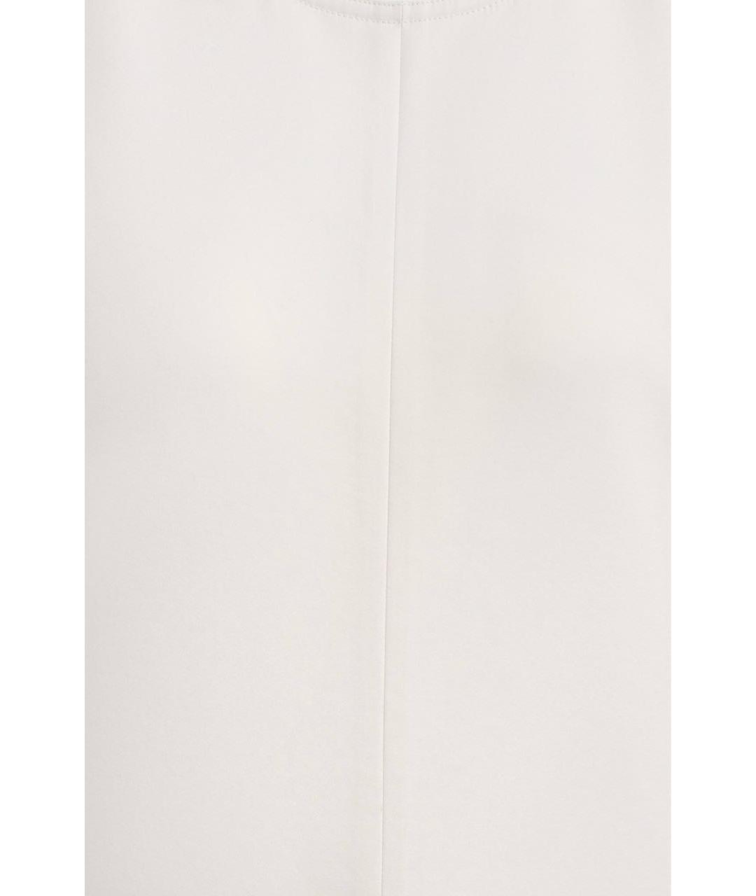 CELINE Белое хлопковое коктейльное платье, фото 3