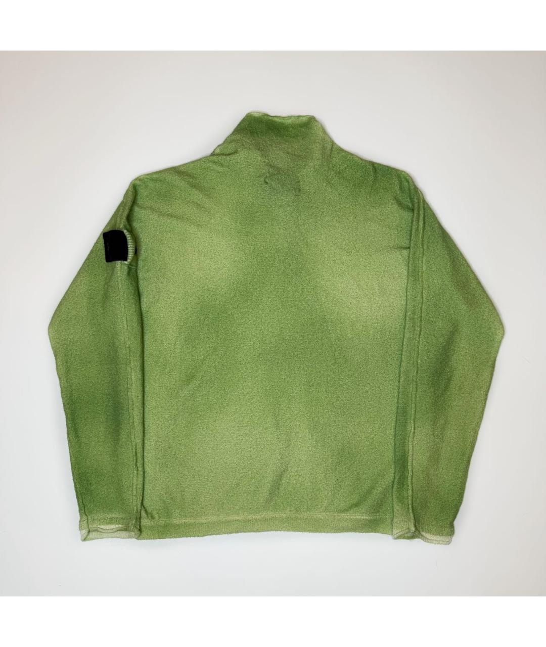 STONE ISLAND SHADOW PROJECT Зеленый хлопко-эластановый джемпер / свитер, фото 2