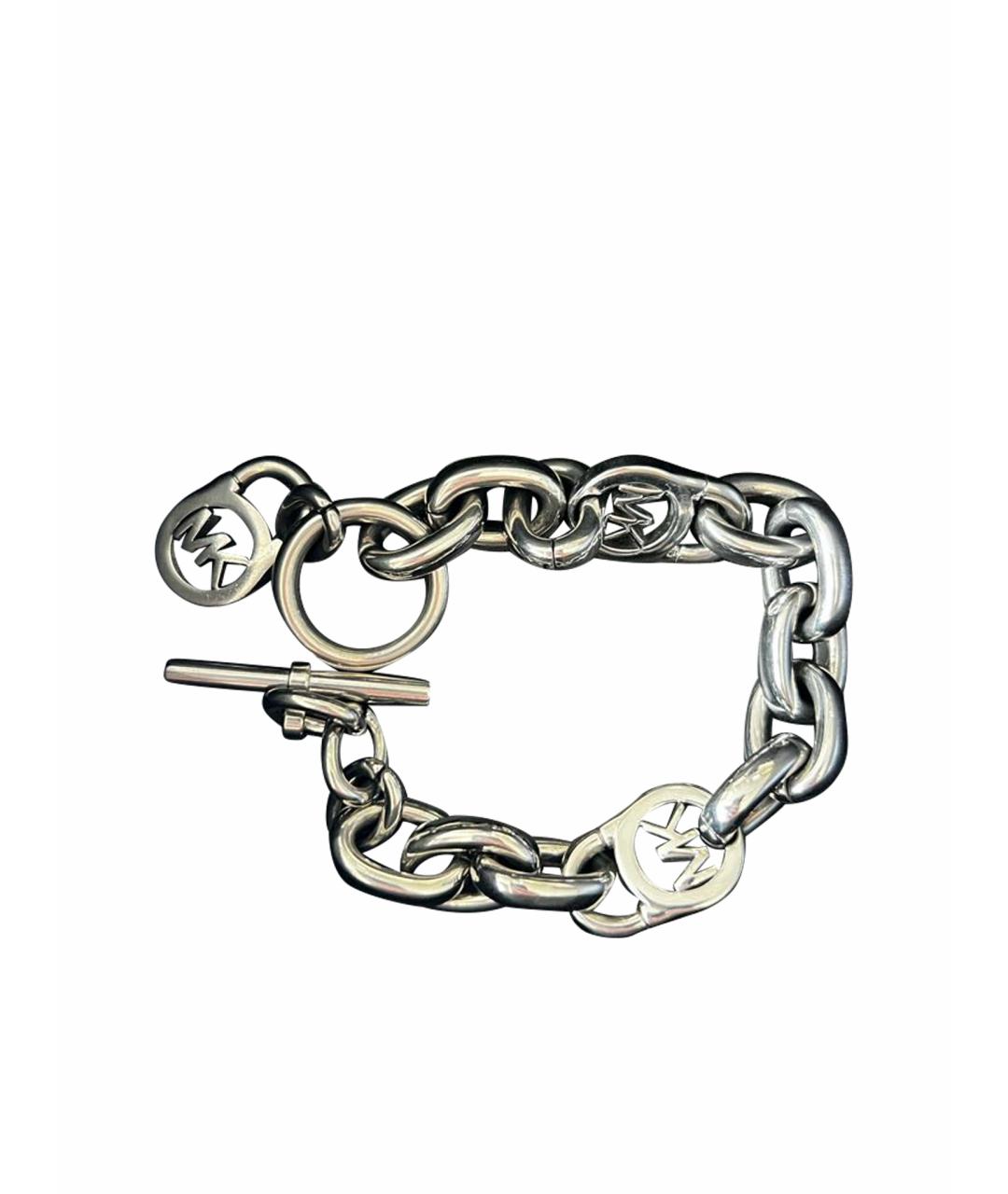 MICHAEL KORS Серебрянный металлический браслет, фото 1