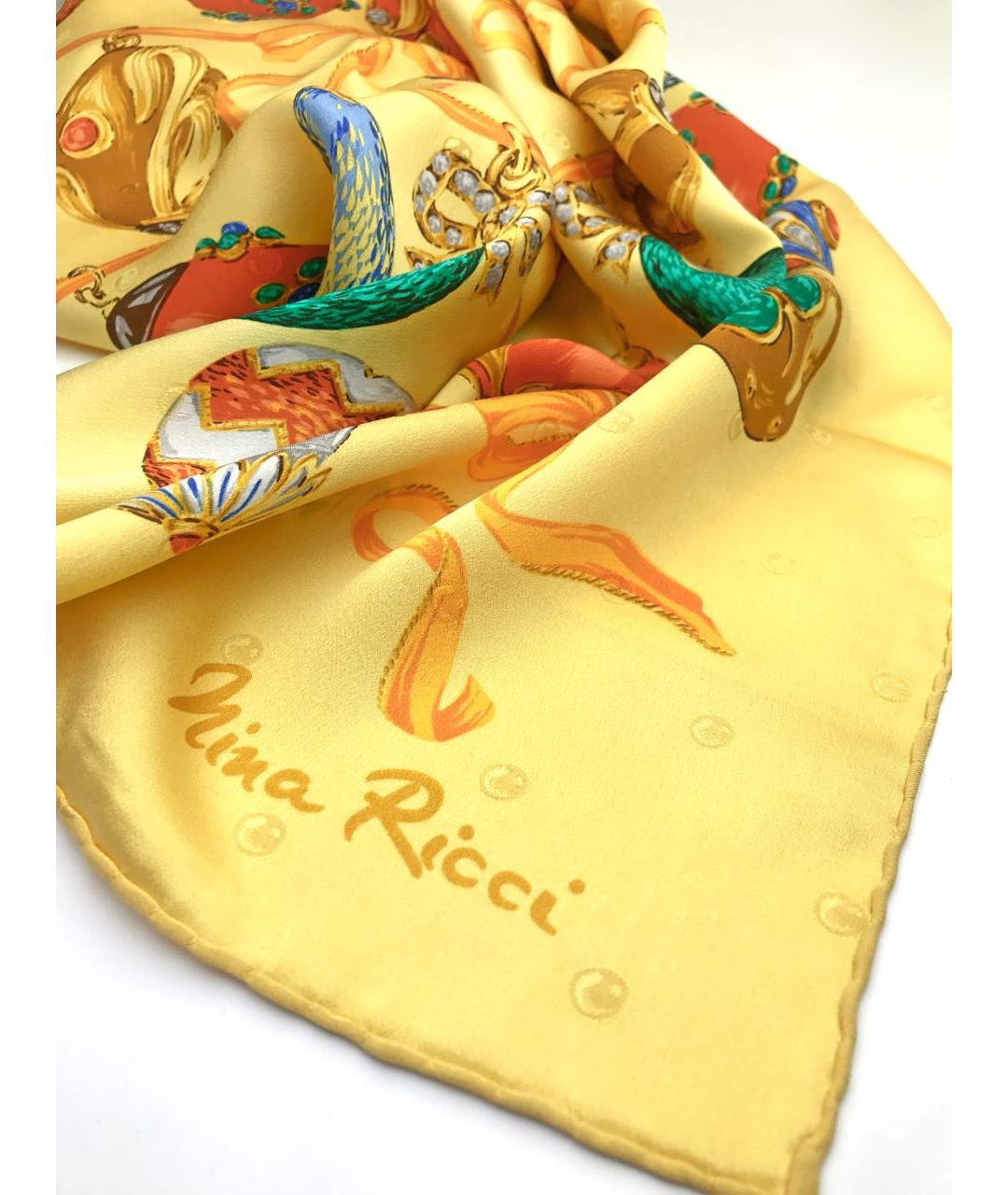 NINA RICCI Шелковый платок, фото 2