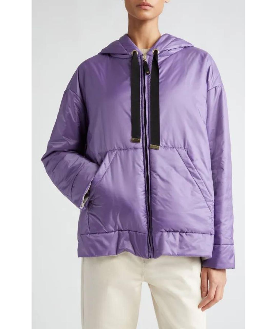 MAX MARA Фиолетовая куртка, фото 4