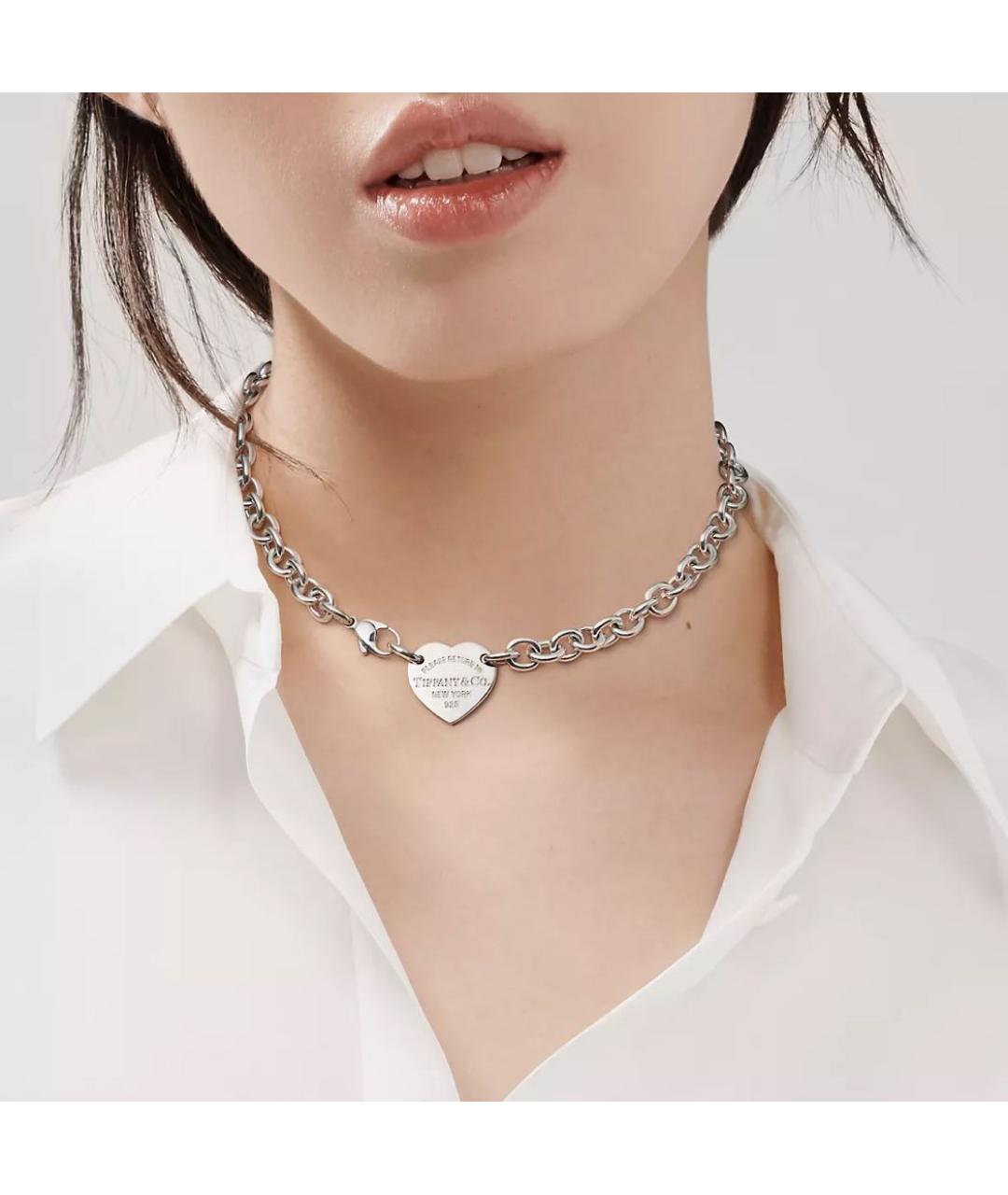 TIFFANY&CO Серебряная серебряная цепочка, фото 6