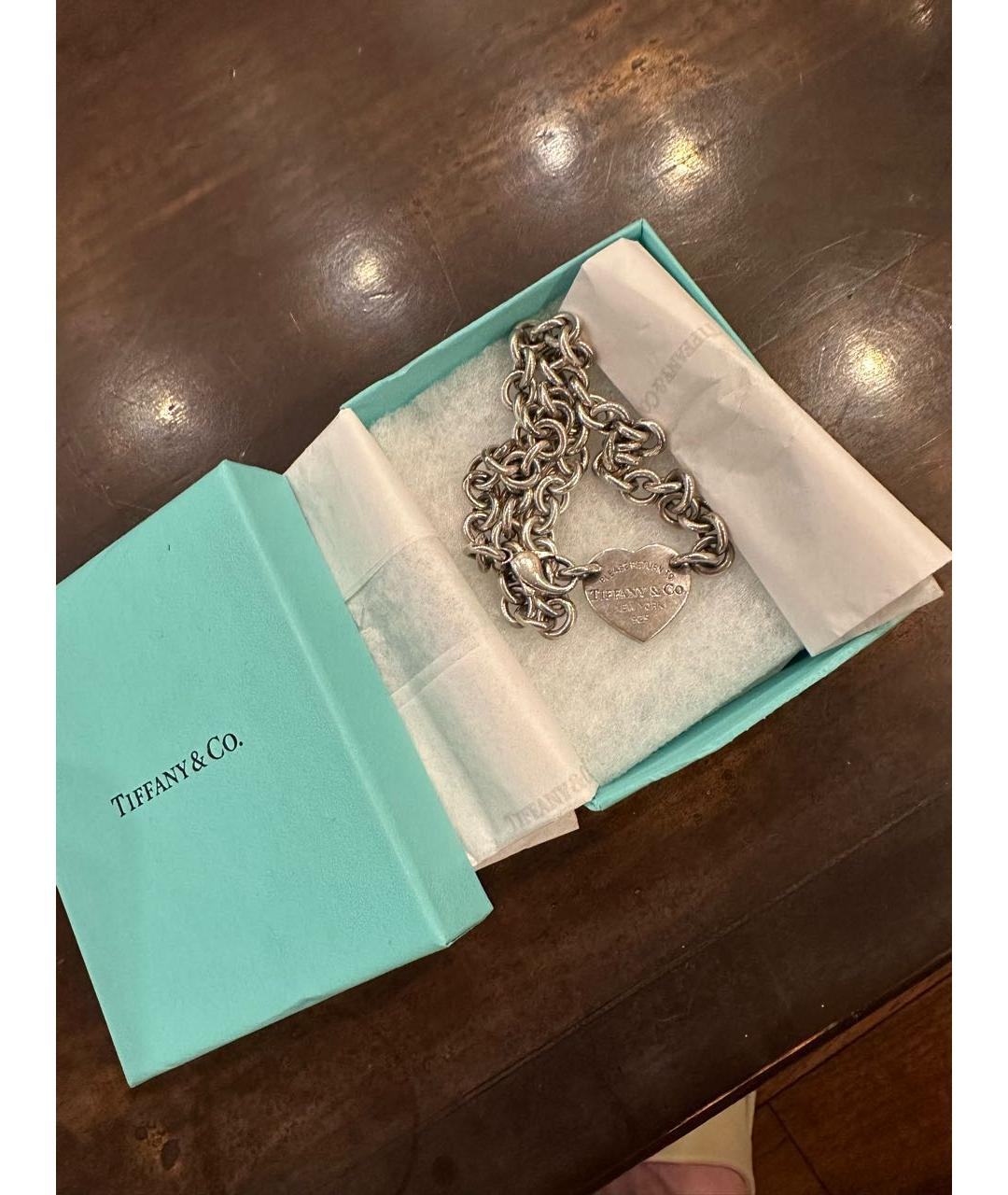 TIFFANY&CO Серебряная серебряная цепочка, фото 5