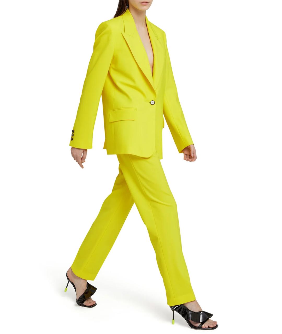 MSGM Желтый жакет/пиджак, фото 2