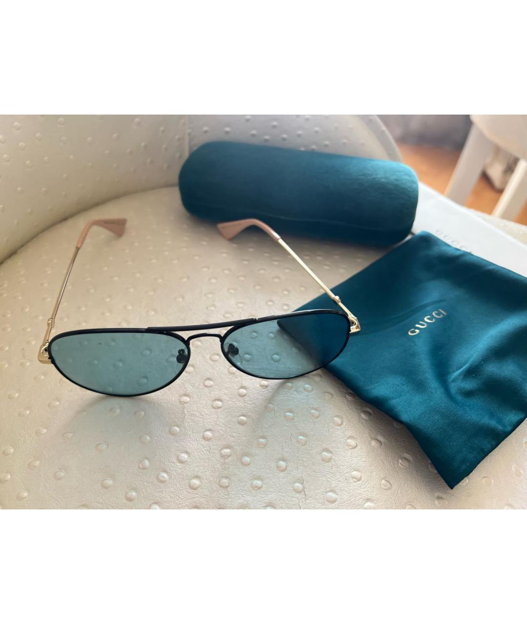 GUCCI Зеленые солнцезащитные очки, фото 5
