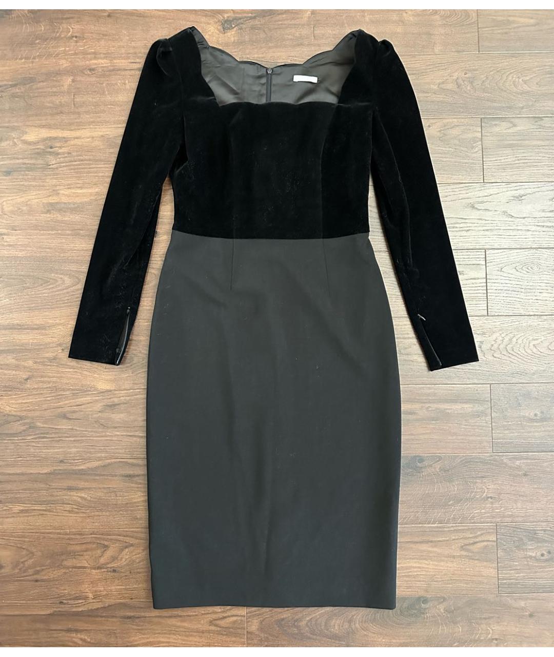 12 STOREEZ Черное бархатное коктейльное платье, фото 9