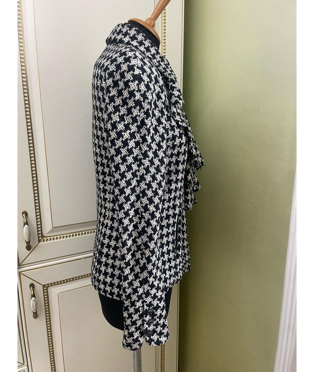 CHANEL PRE-OWNED Черный шелковый жакет/пиджак, фото 7