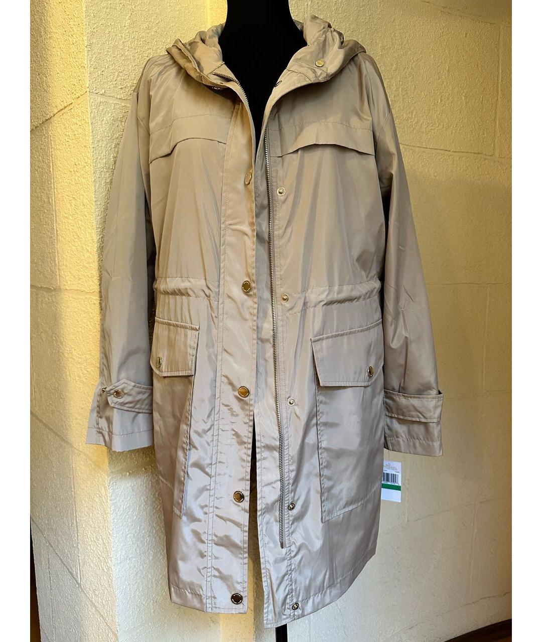 MICHAEL MICHAEL KORS Бежевая полиэстеровая куртка, фото 6