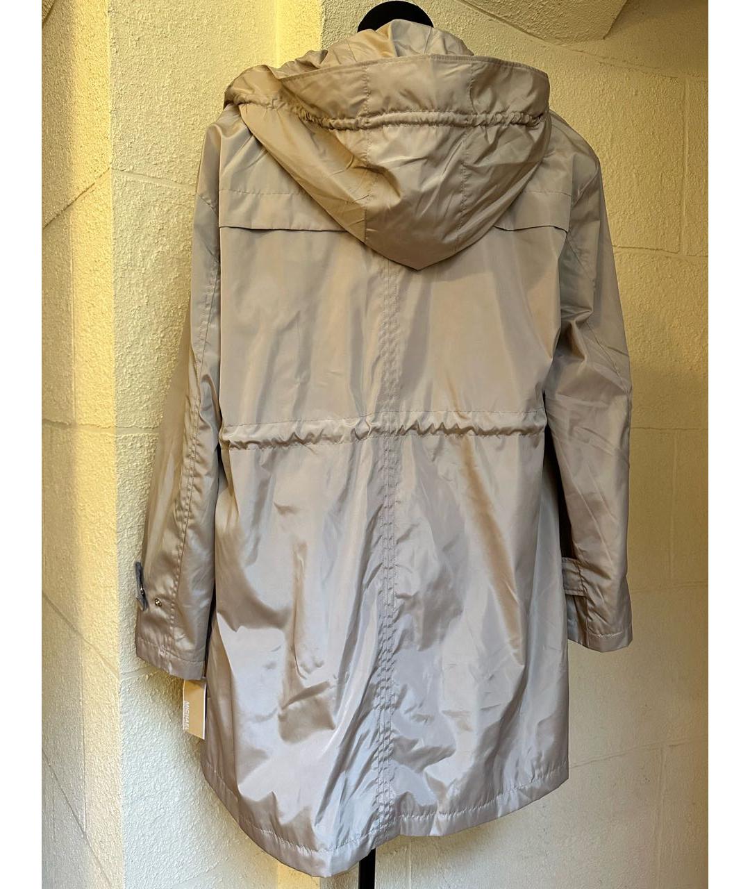 MICHAEL MICHAEL KORS Бежевая полиэстеровая куртка, фото 2