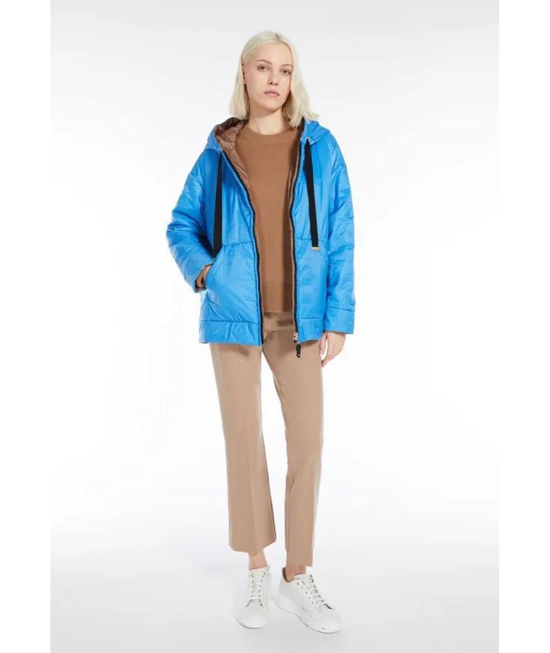 MAX MARA Голубая куртка, фото 4