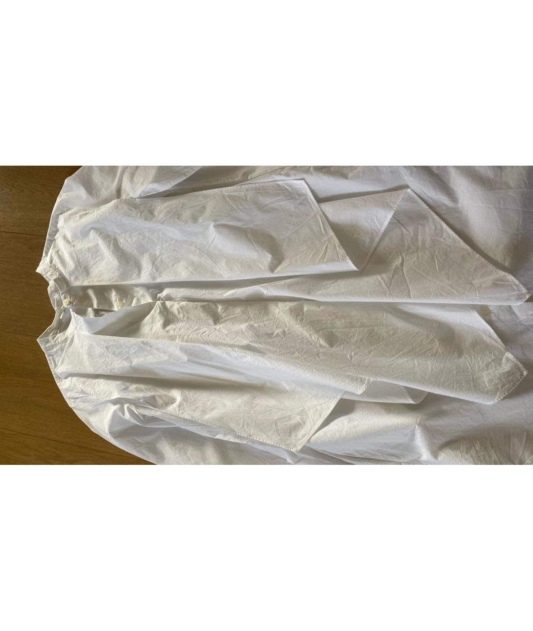 COS Белое хлопко-эластановое повседневное платье, фото 3