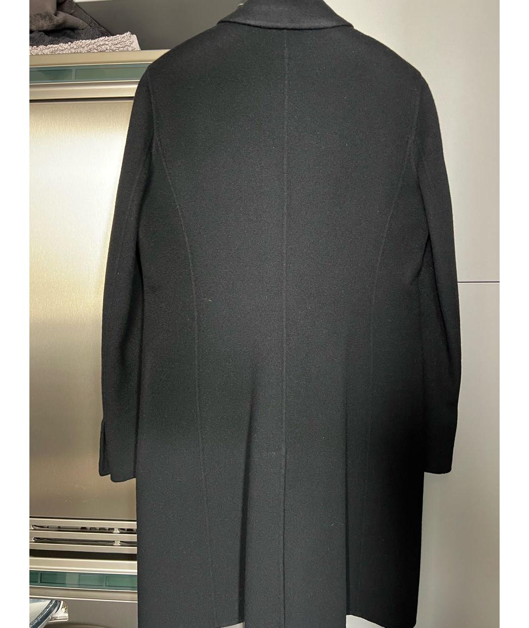 EMPORIO ARMANI Черное кашемировое пальто, фото 6