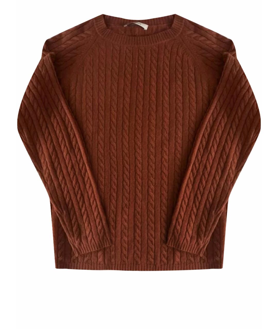 MAX MARA Бордовый кашемировый джемпер / свитер, фото 1
