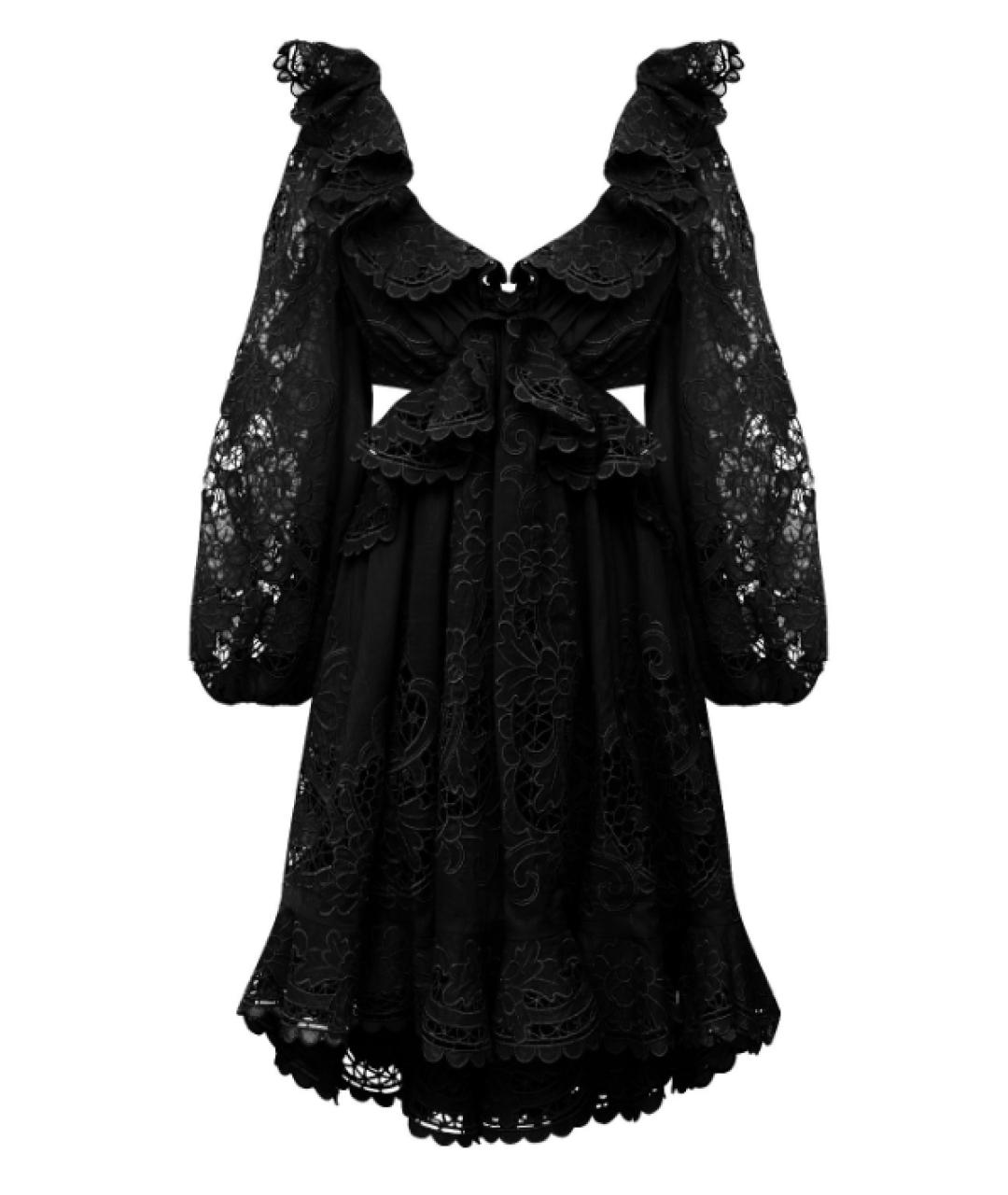 ZIMMERMANN Черное повседневное платье, фото 1