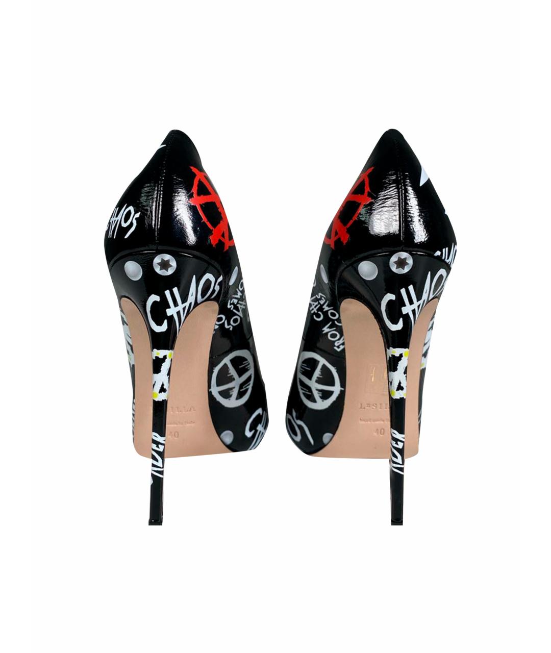 LE SILLA Черные туфли из лакированной кожи, фото 2