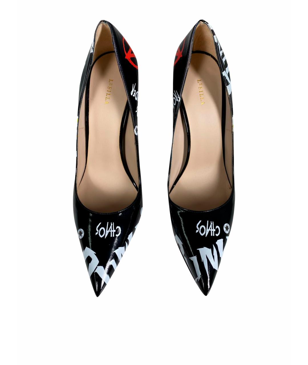 LE SILLA Черные туфли из лакированной кожи, фото 3