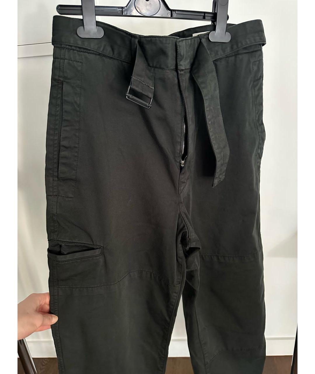 LEMAIRE Зеленые хлопковые брюки широкие, фото 3