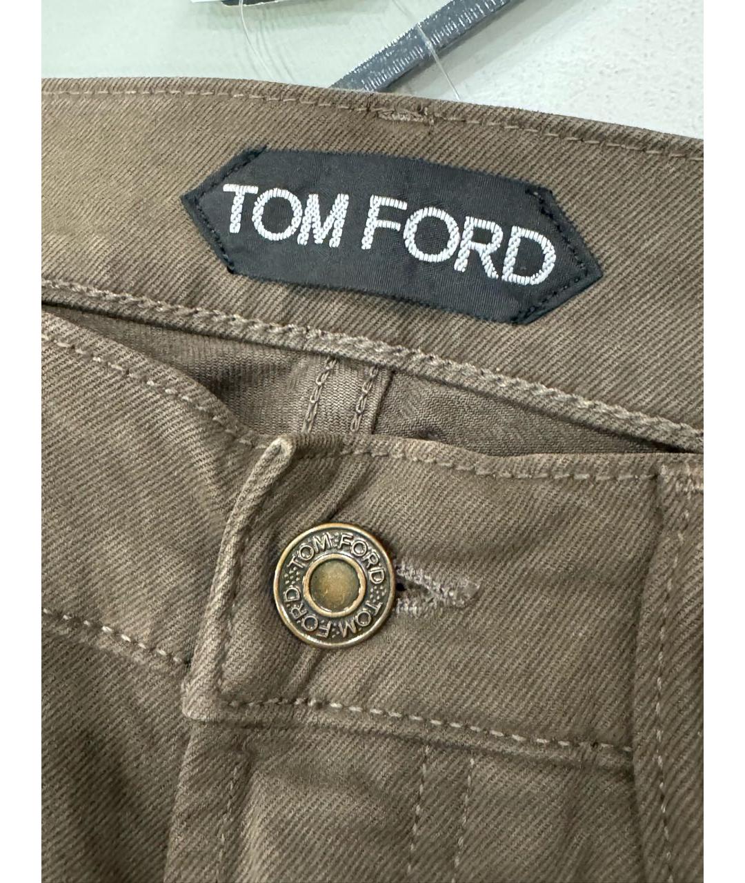 TOM FORD Хлопко-эластановые джинсы скинни, фото 5