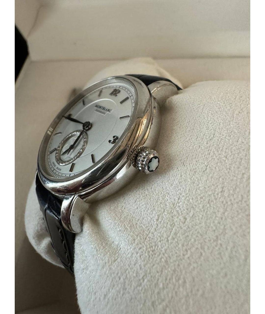 MONTBLANC Серебряные часы из белого золота, фото 4