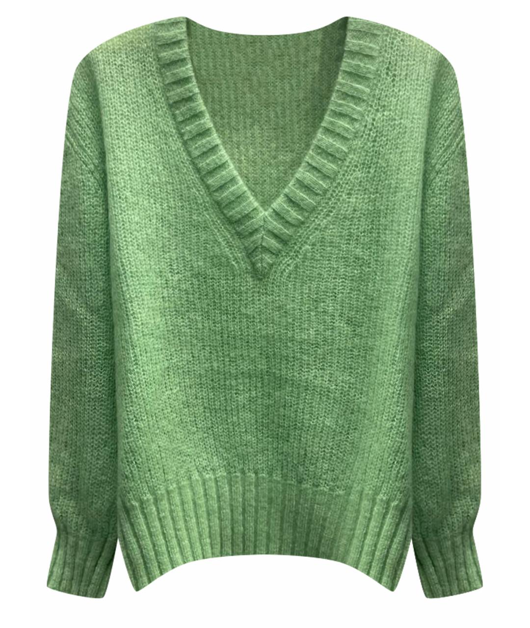HUGO BOSS Зеленый шерстяной джемпер / свитер, фото 1