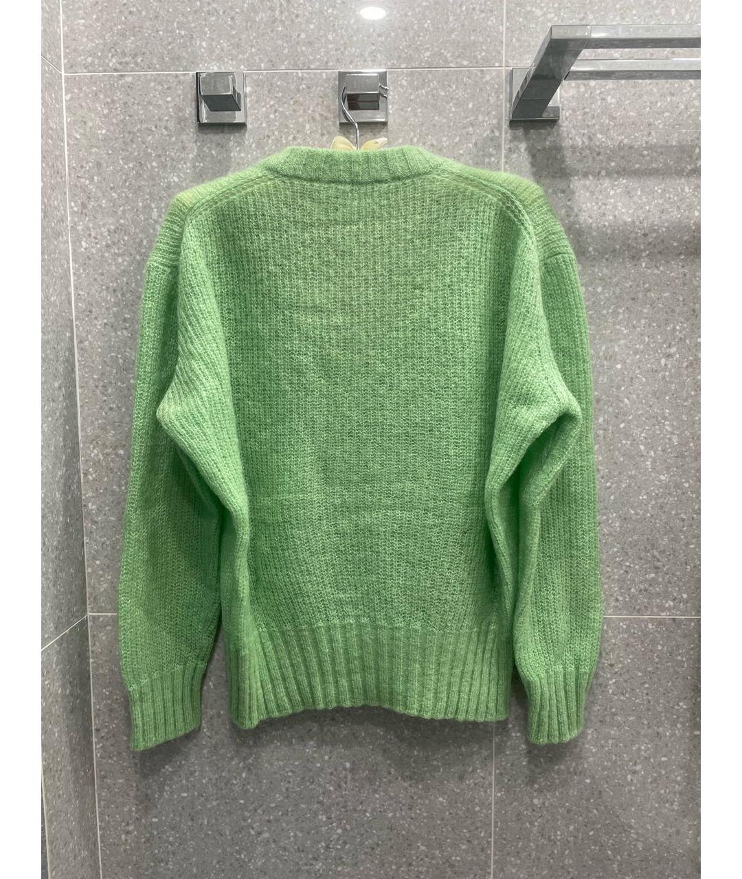 HUGO BOSS Зеленый шерстяной джемпер / свитер, фото 2