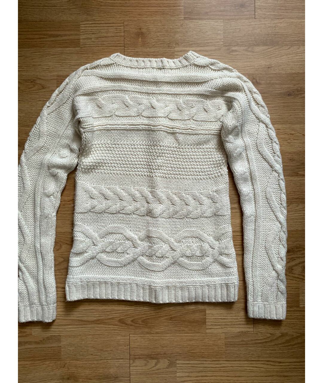 MAJE Белый шерстяной джемпер / свитер, фото 2