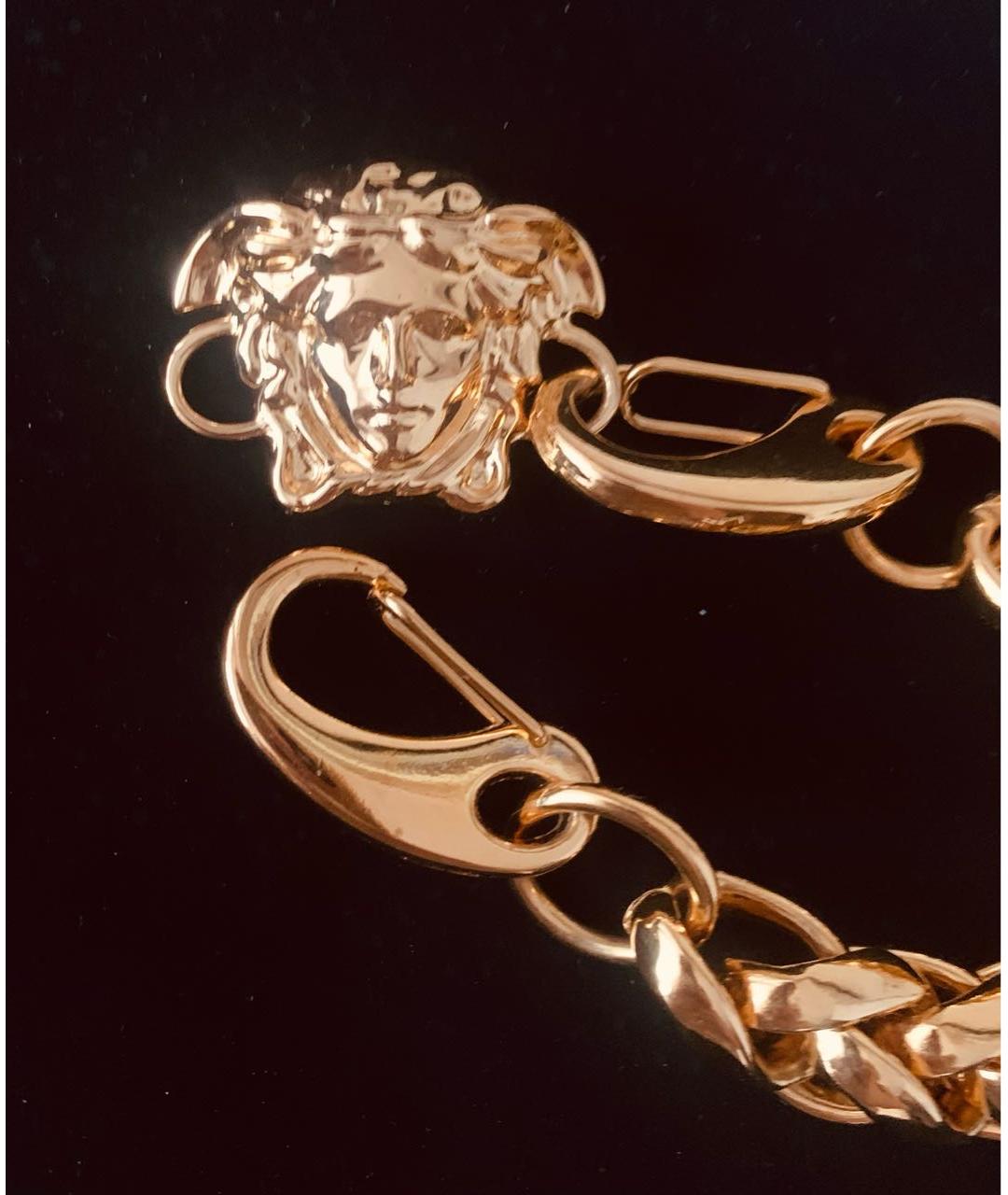 VERSACE Золотой металлический браслет, фото 3