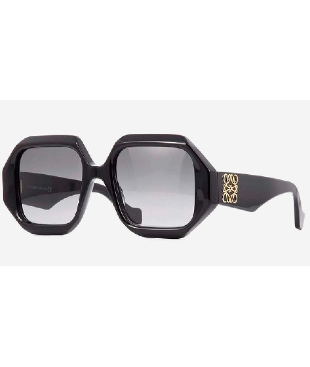 LOEWE Черные пластиковые солнцезащитные очки, фото 9
