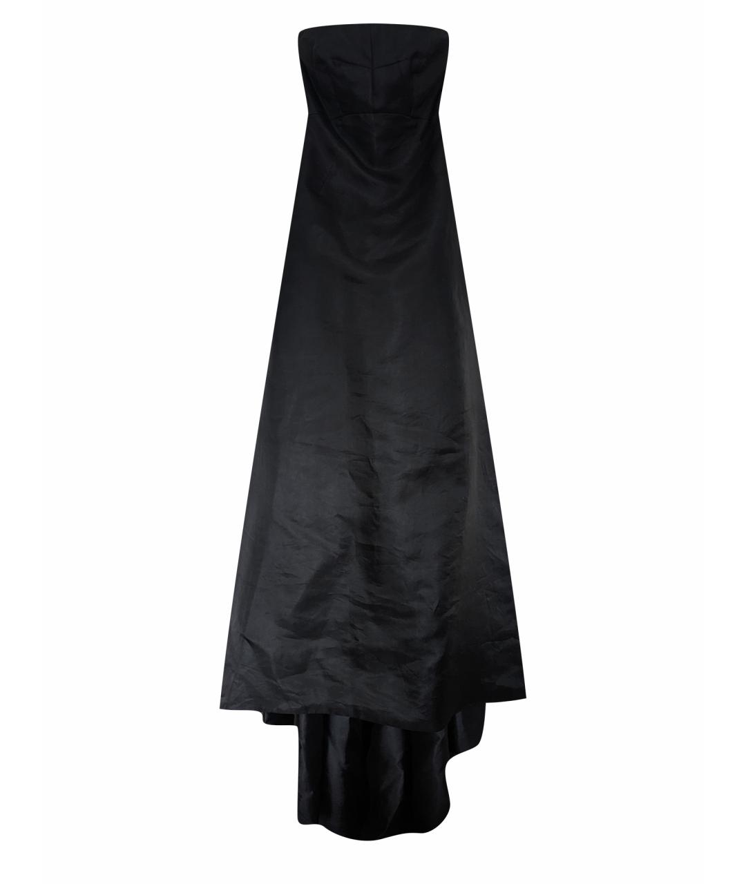 DOLCE&GABBANA Черное шелковое вечернее платье, фото 1