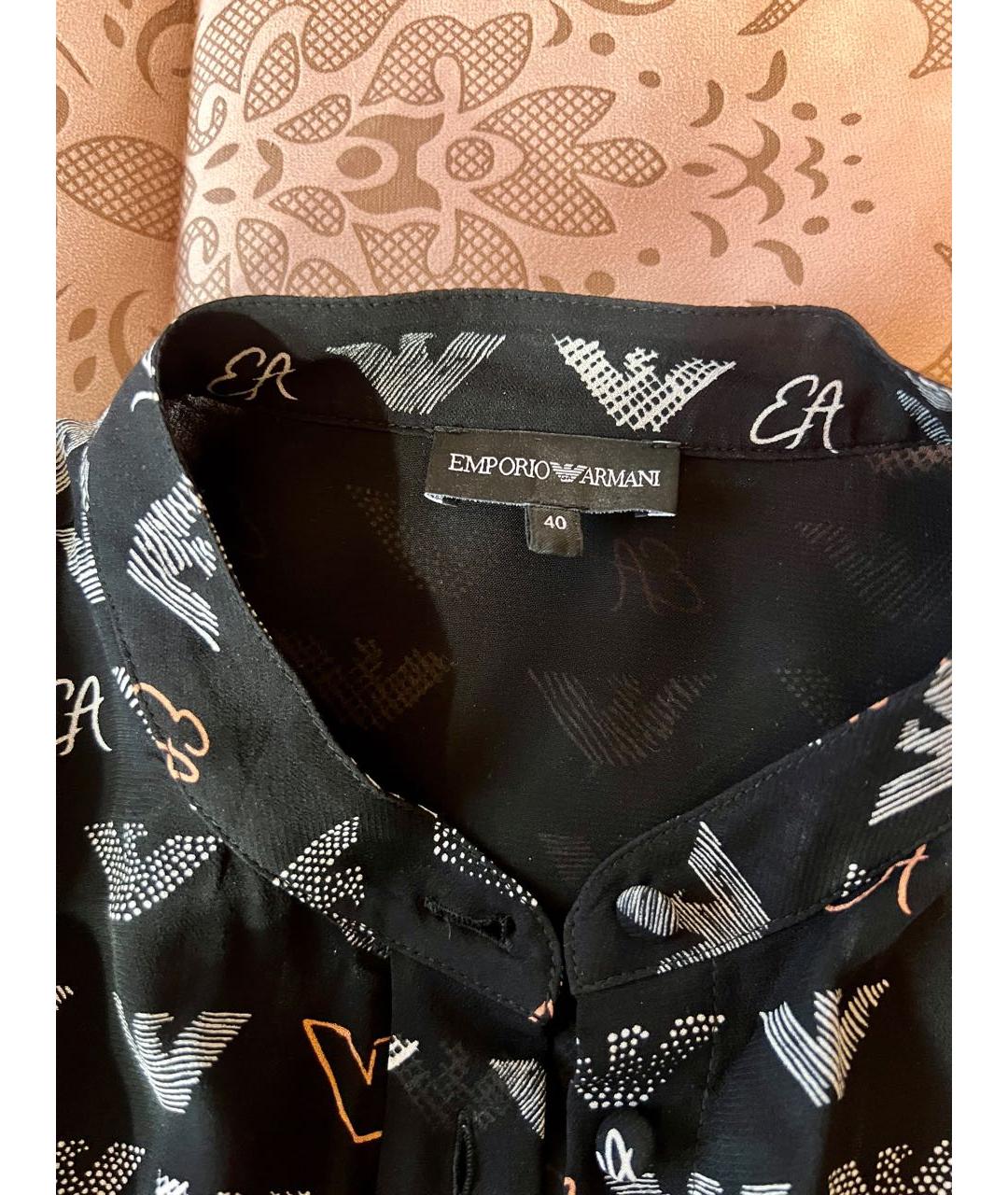 EMPORIO ARMANI Мульти вискозное повседневное платье, фото 2