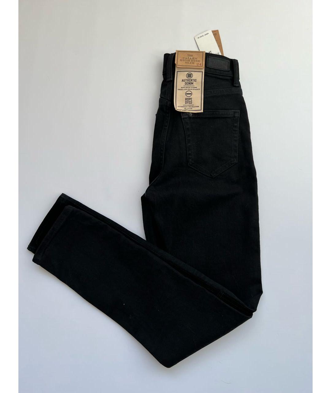 POLO RALPH LAUREN Черные хлопковые джинсы слим, фото 2