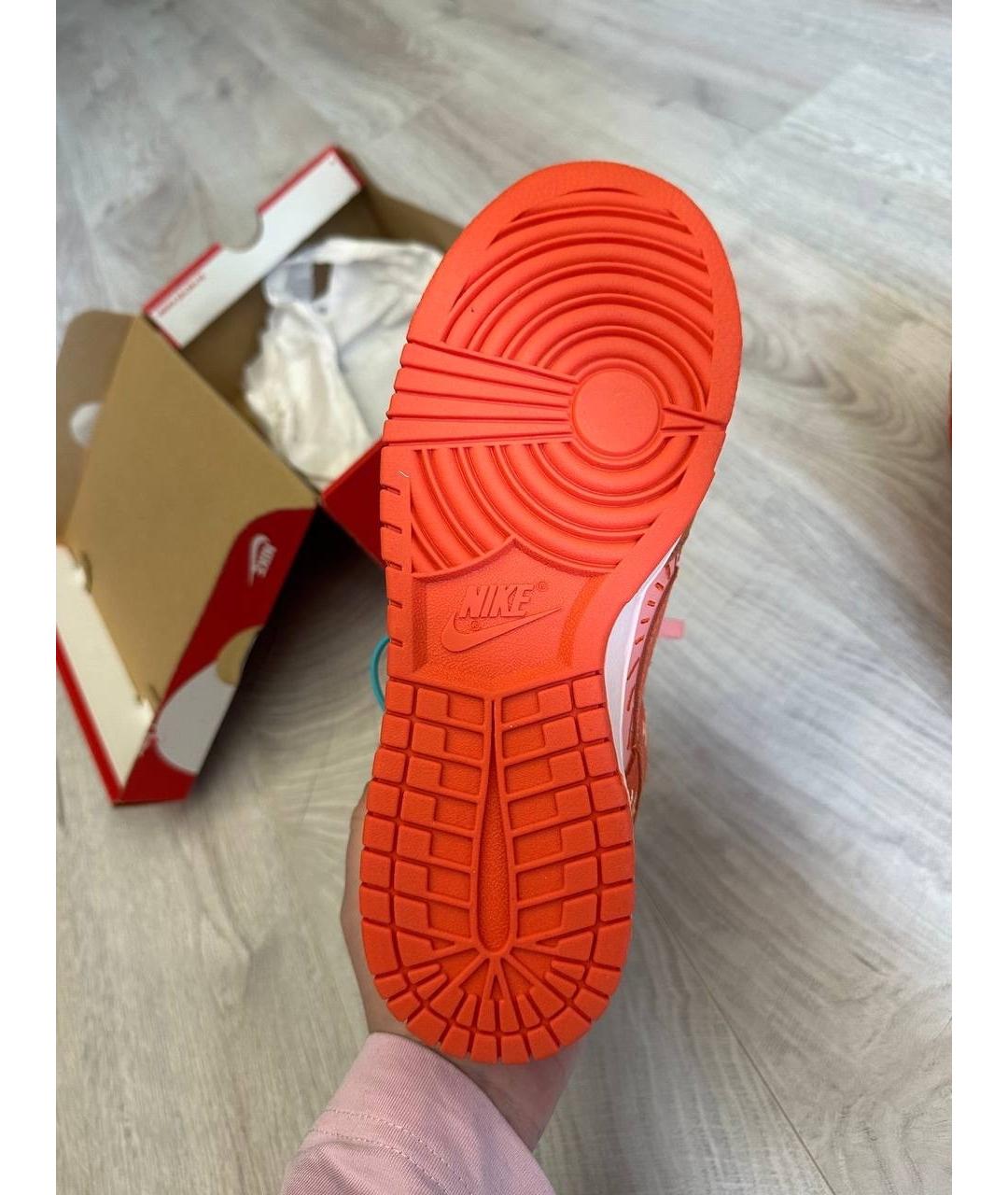 NIKE Оранжевое резиновые кроссовки, фото 2