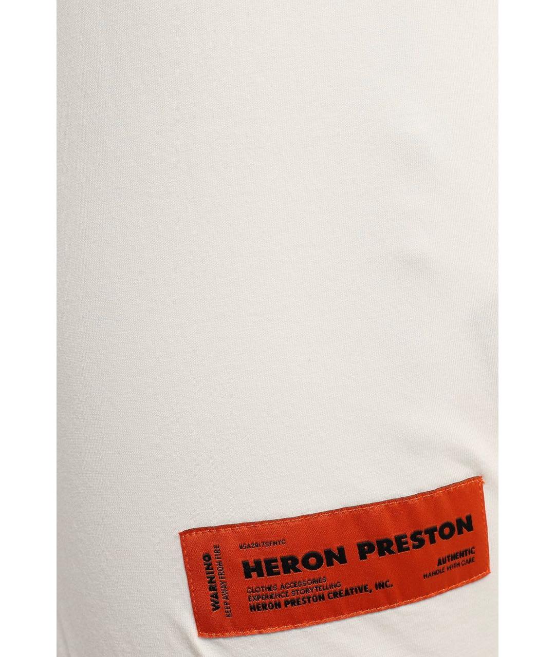 HERON PRESTON Белая неопреновая футболка, фото 4