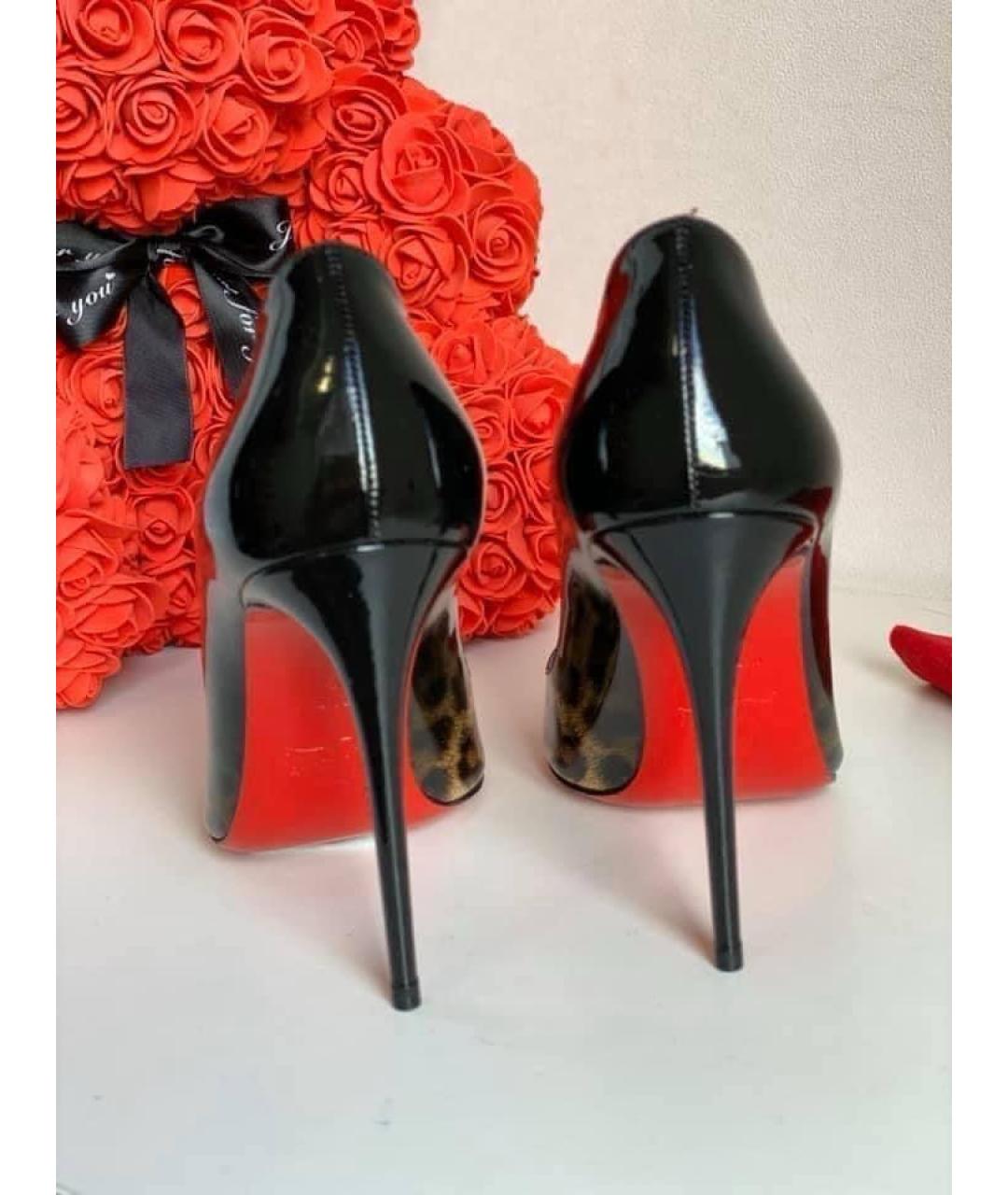 CHRISTIAN LOUBOUTIN Мульти туфли из лакированной кожи, фото 4