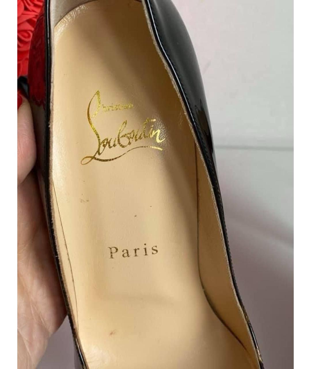 CHRISTIAN LOUBOUTIN Мульти туфли из лакированной кожи, фото 6