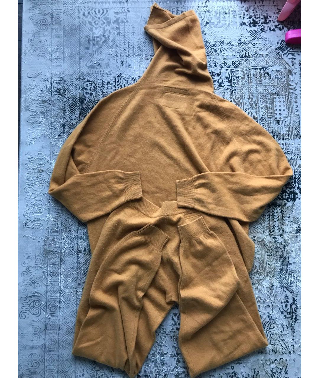 FRENCKENBERGER Оранжевый кашемировый костюм с брюками, фото 5