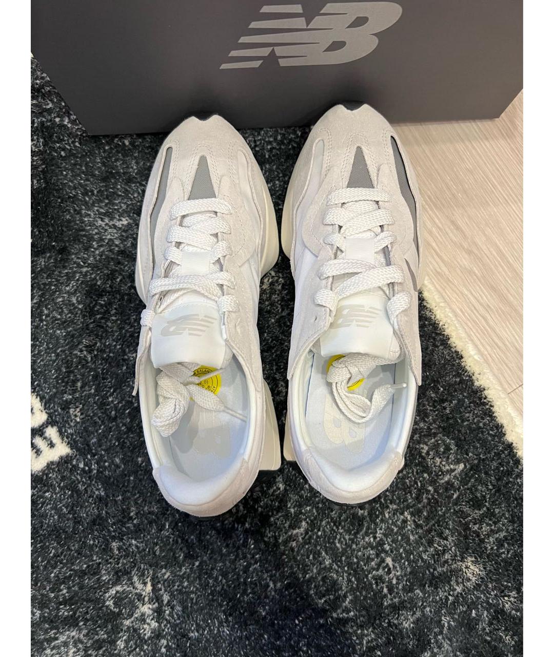 NEW BALANCE Серые замшевые низкие кроссовки / кеды, фото 3