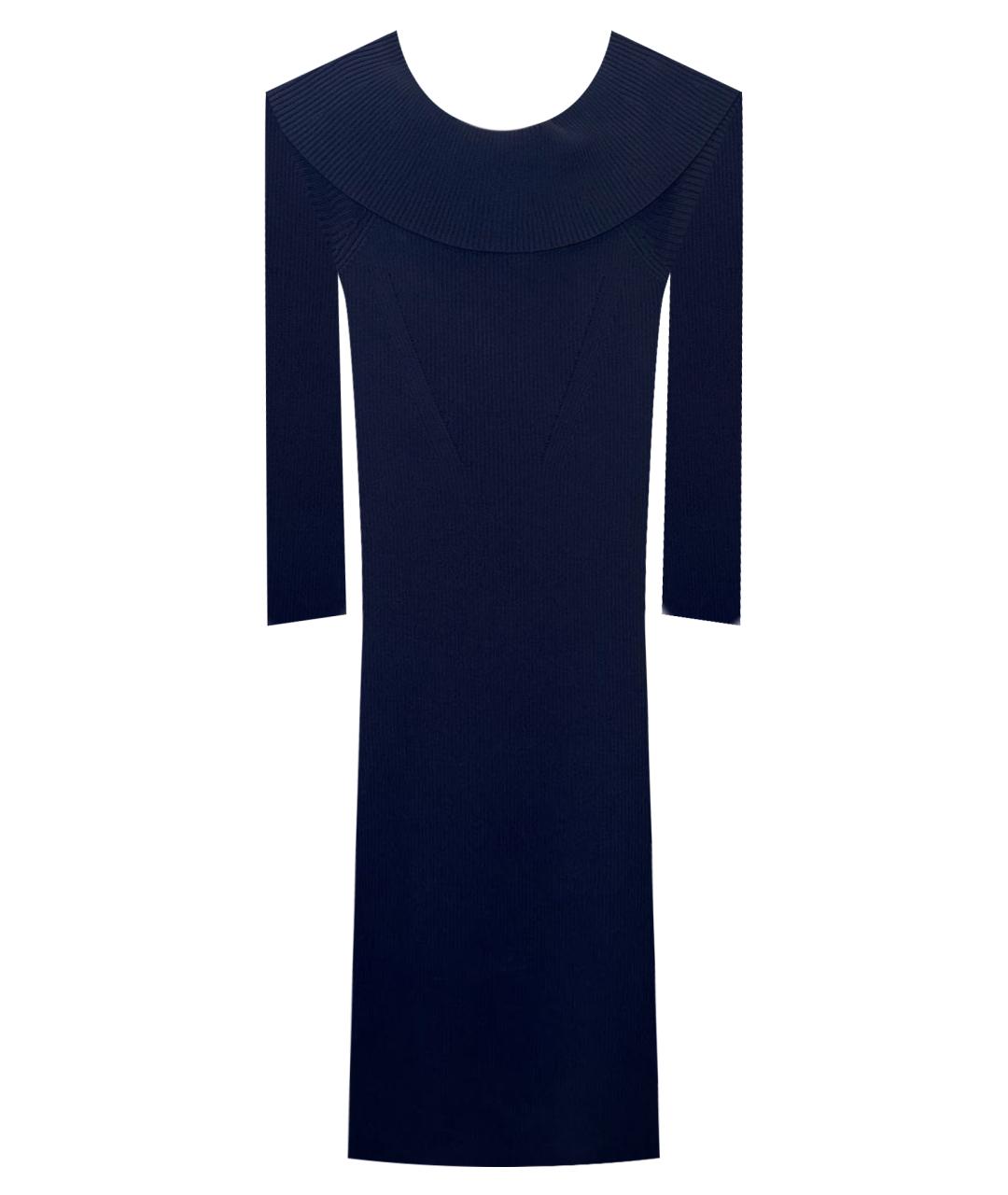 MICHAEL KORS Темно-синее вискозное повседневное платье, фото 1