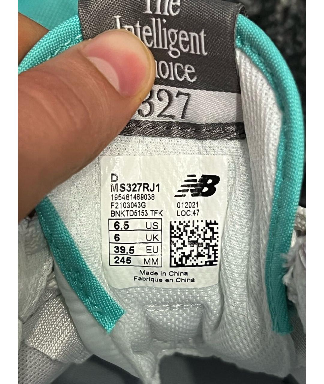 NEW BALANCE Серые замшевые кроссовки, фото 7