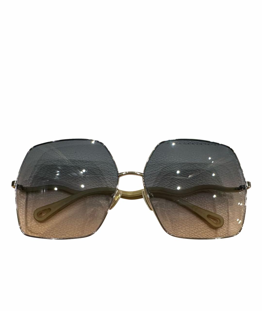CHLOE Мульти металлические солнцезащитные очки, фото 1