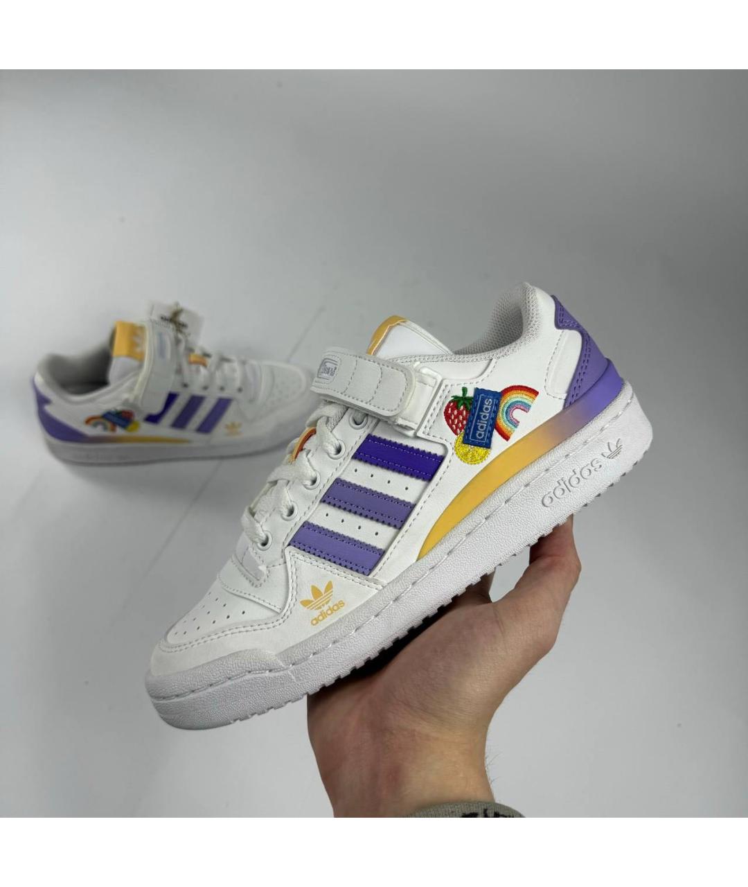 ADIDAS Белые кроссовки, фото 8