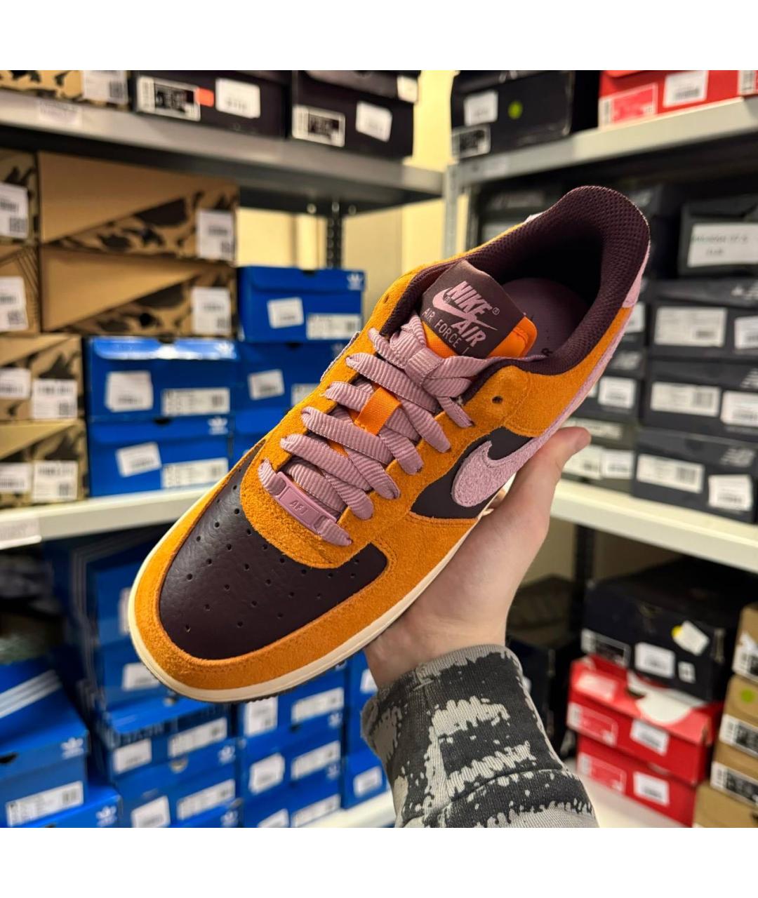 NIKE Оранжевое кроссовки, фото 2