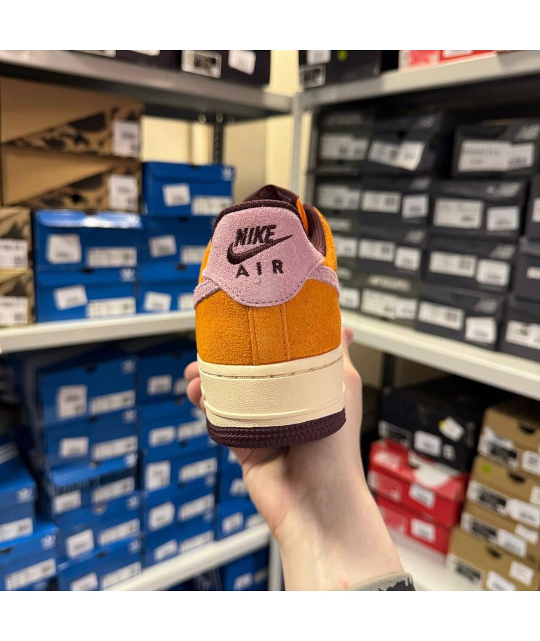 NIKE Оранжевое кроссовки, фото 4