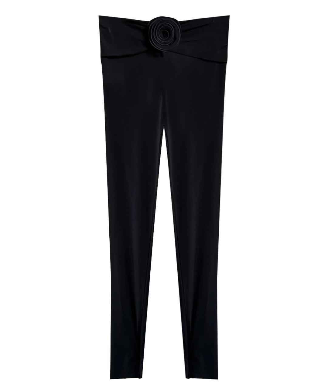 MAGDA BUTRYM Черные вискозные брюки узкие, фото 10