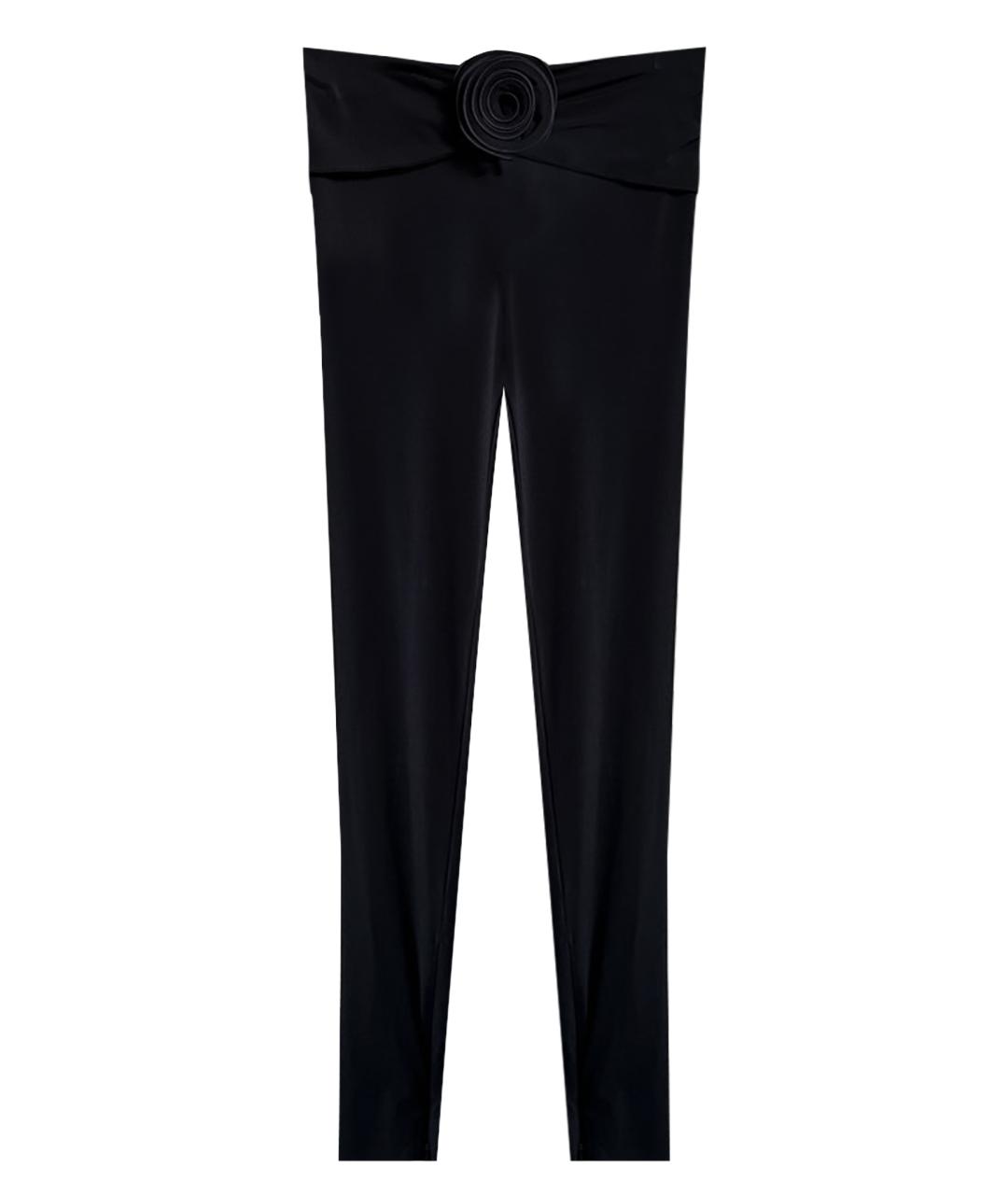 MAGDA BUTRYM Черные вискозные брюки узкие, фото 1